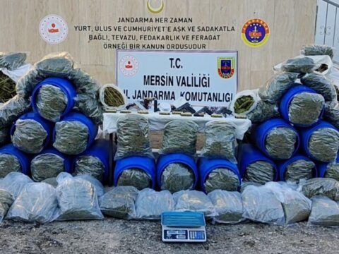 mersinde yuzlerce kilo uyusturucu ve silahlar ele gecirildi ybYTvki3.jpg
