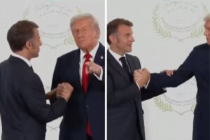 zirveye damga vuracak goruntuler trump ile macron bilek guresine tutustu byQk9xmr.jpg